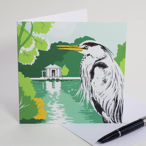 Greeting Card - Heron