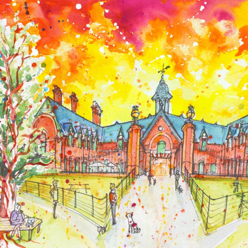 Red Stables Sunrise - Barry McAdam – naniken