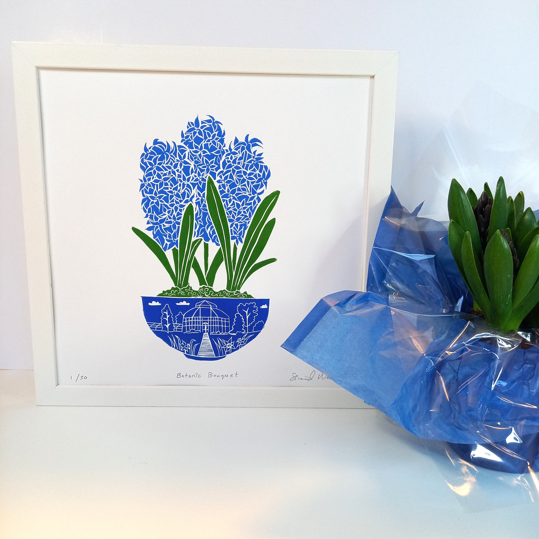 Botanic Bouquet, Blue - Sinéad Woods